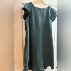 LOFT Dark Green Dress